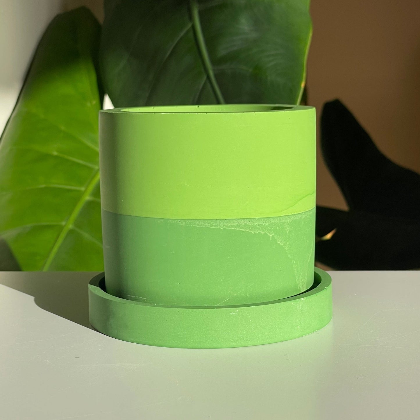 Groves Refillable Candle Pot - Fern Green