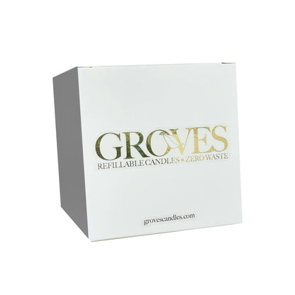 Groves Refillable Candle Pot - 
Sand