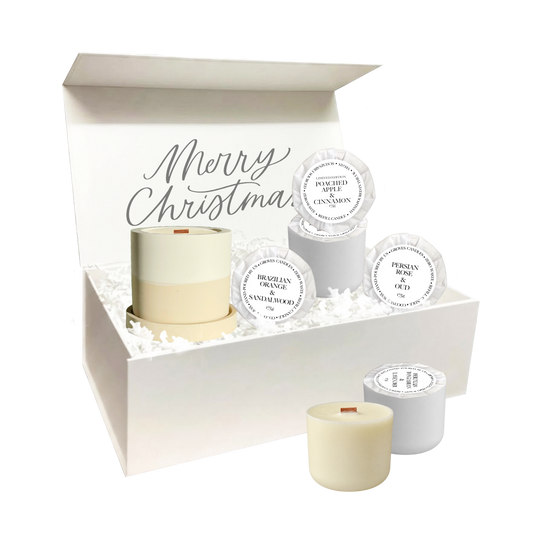 Groves Refillable Candles Christmas Gift Set