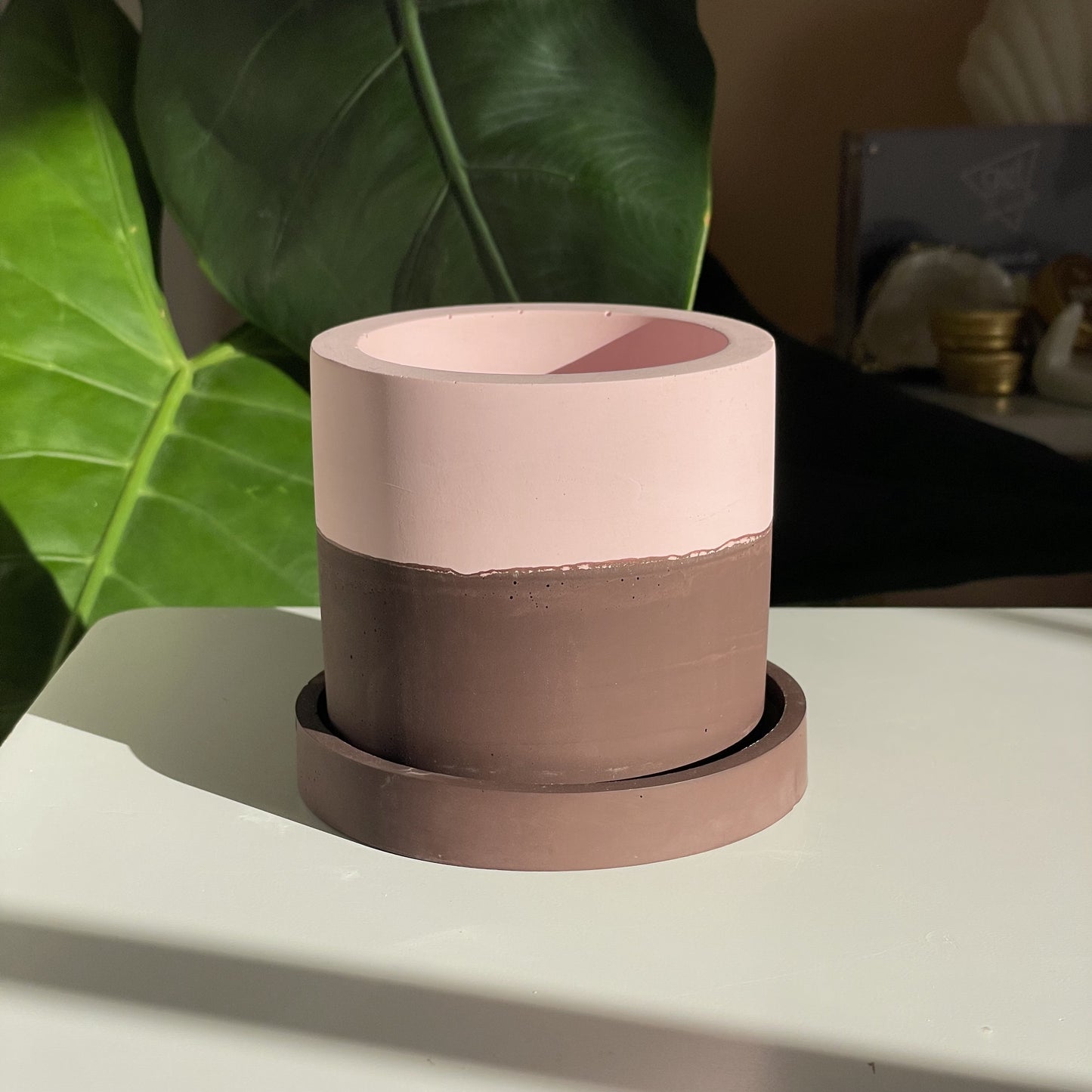 Groves Refillable Candle Pot - Aubergine