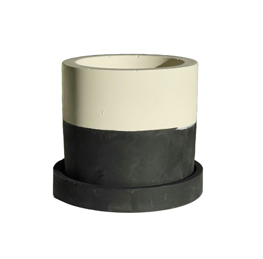 Groves Refillable Candle Pot - 
Monochrome