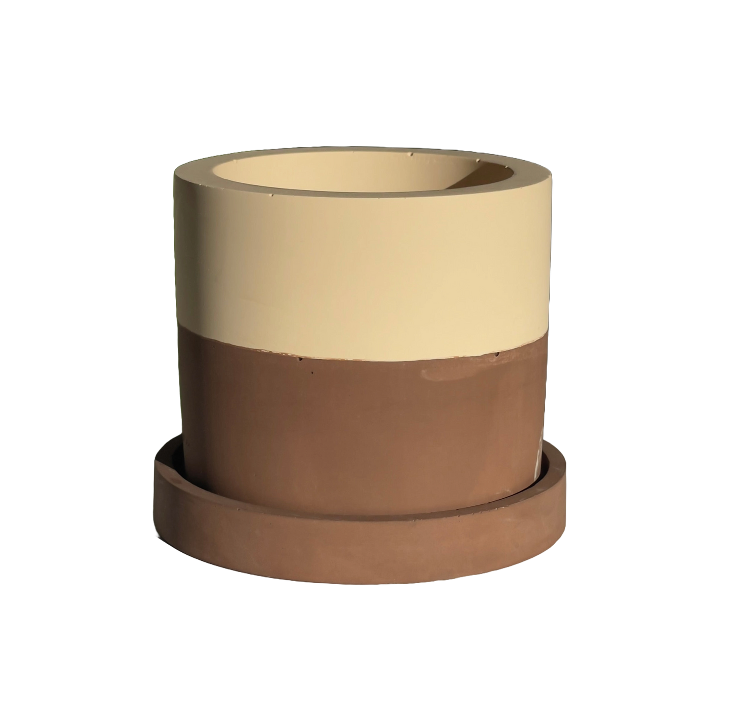 Groves Refillable Candle Pot - Chocolate Brown