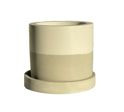Groves Refillable Candle Pot - Greige