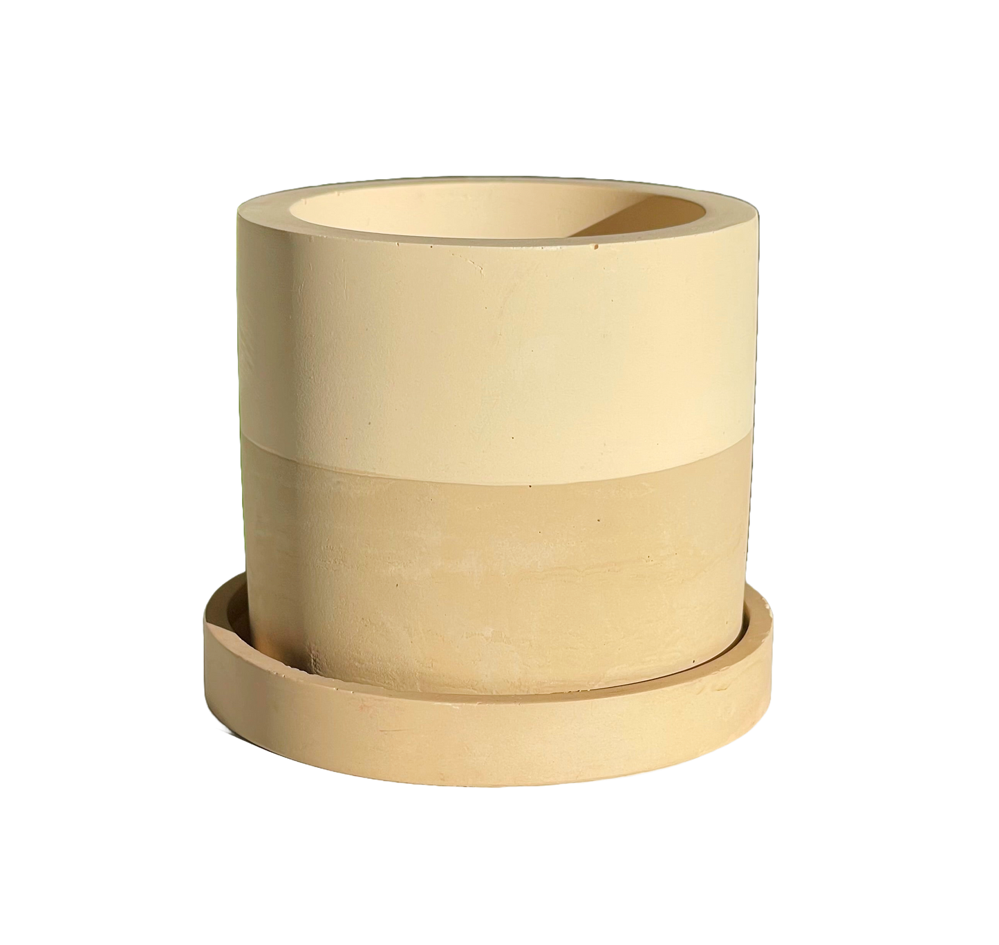 Groves Refillable Candle Pot - Tan