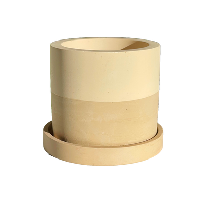 Groves Refillable Candle Pot - Tan