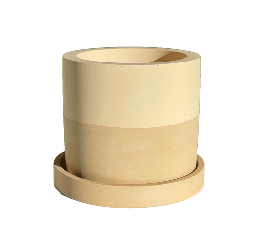 Groves Refillable Candle Pot - Tan