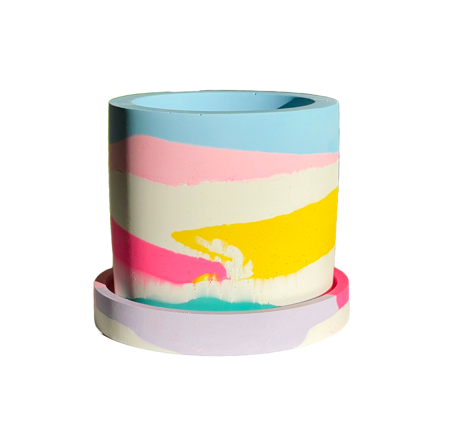 Groves Refillable Candle Pot - 
Rainbow