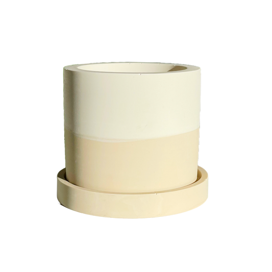 Groves Refillable Candle Pot - 
Cream